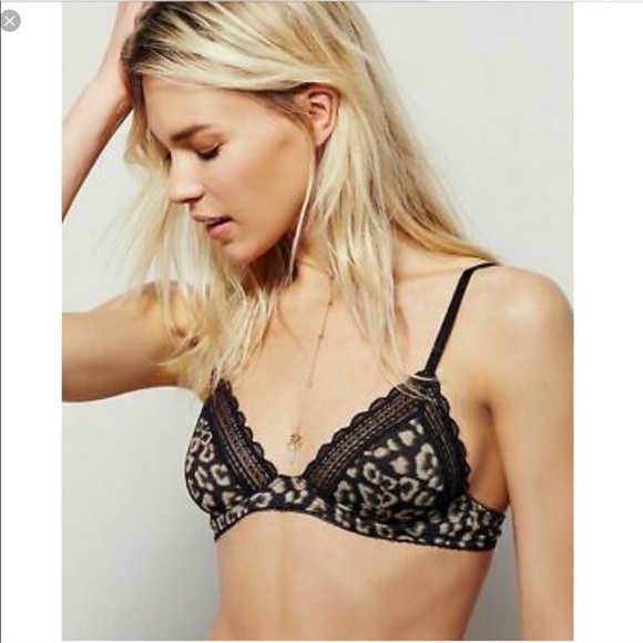 Free People Other - Free people animal print bralette